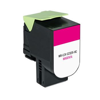 Tóner (alternatif) compatible à Lexmark C2320M0 magenta